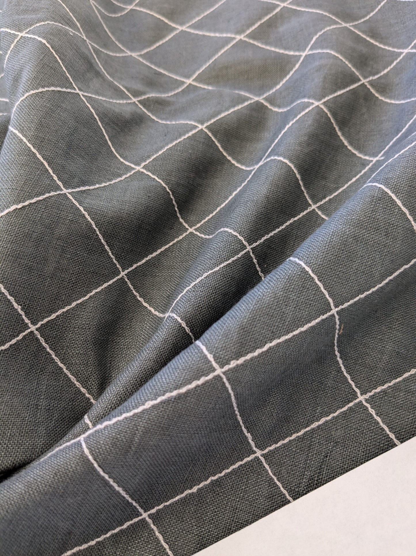 14 EV48 Square Scalamandre Plaid Check Square Pattern -  4 Pieces of Different Colorways 26"x28"