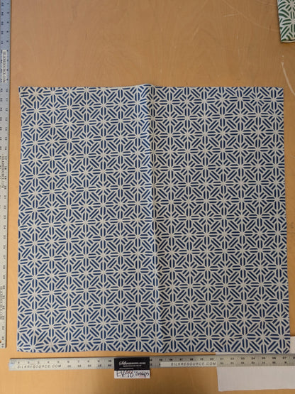 15 EV48 Square Scalamandre Tile Weave Reversible Geometric Small Scale Cotton Viscose -  5 Pieces of Different Colorways 26"x26"