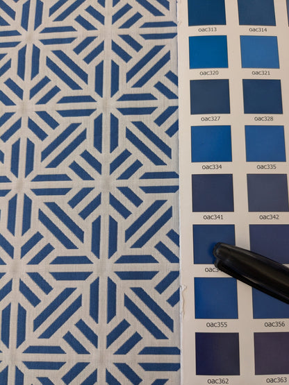 15 EV48 Square Scalamandre Tile Weave Reversible Geometric Small Scale Cotton Viscose -  5 Pieces of Different Colorways 26"x26"