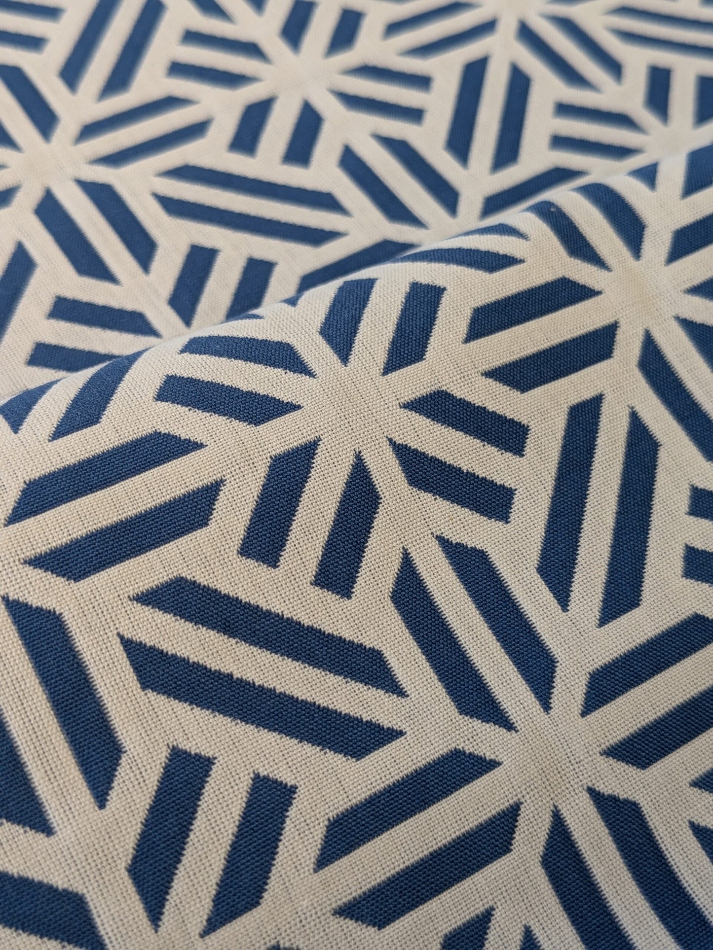 15 EV48 Square Scalamandre Tile Weave Reversible Geometric Small Scale Cotton Viscose -  5 Pieces of Different Colorways 26"x26"