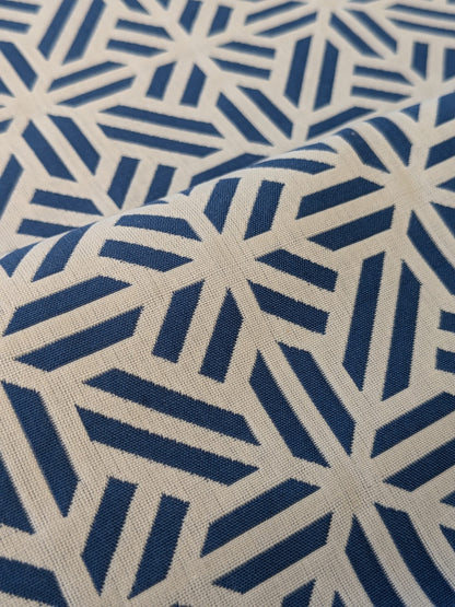 15 EV48 Square Scalamandre Tile Weave Reversible Geometric Small Scale Cotton Viscose -  5 Pieces of Different Colorways 26"x26"