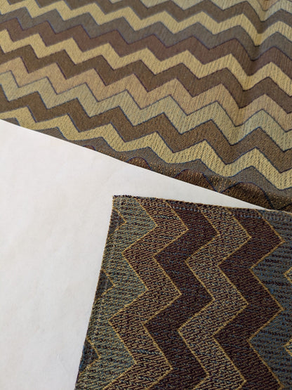 18 EV48 Square Scalamandre Colony Fabrics Polluce Jacquard Chevron Herringbone Small Scale -  9 Pieces of Different Colorways 27"x27"