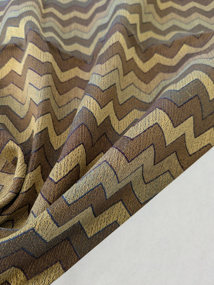 18 EV48 Square Scalamandre Colony Fabrics Polluce Jacquard Chevron Herringbone Small Scale -  9 Pieces of Different Colorways 27"x27"