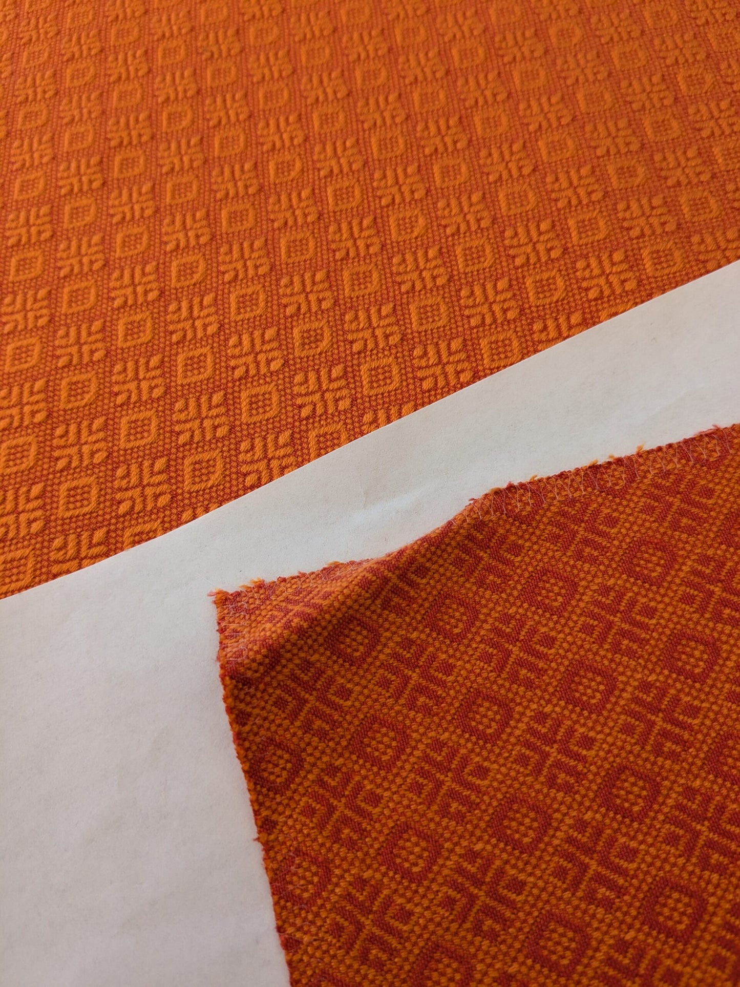 19 EV48 Square Scalamandre Small Scale Texture Jacquard  -  4 Pieces of Different Colorways 15"x26"