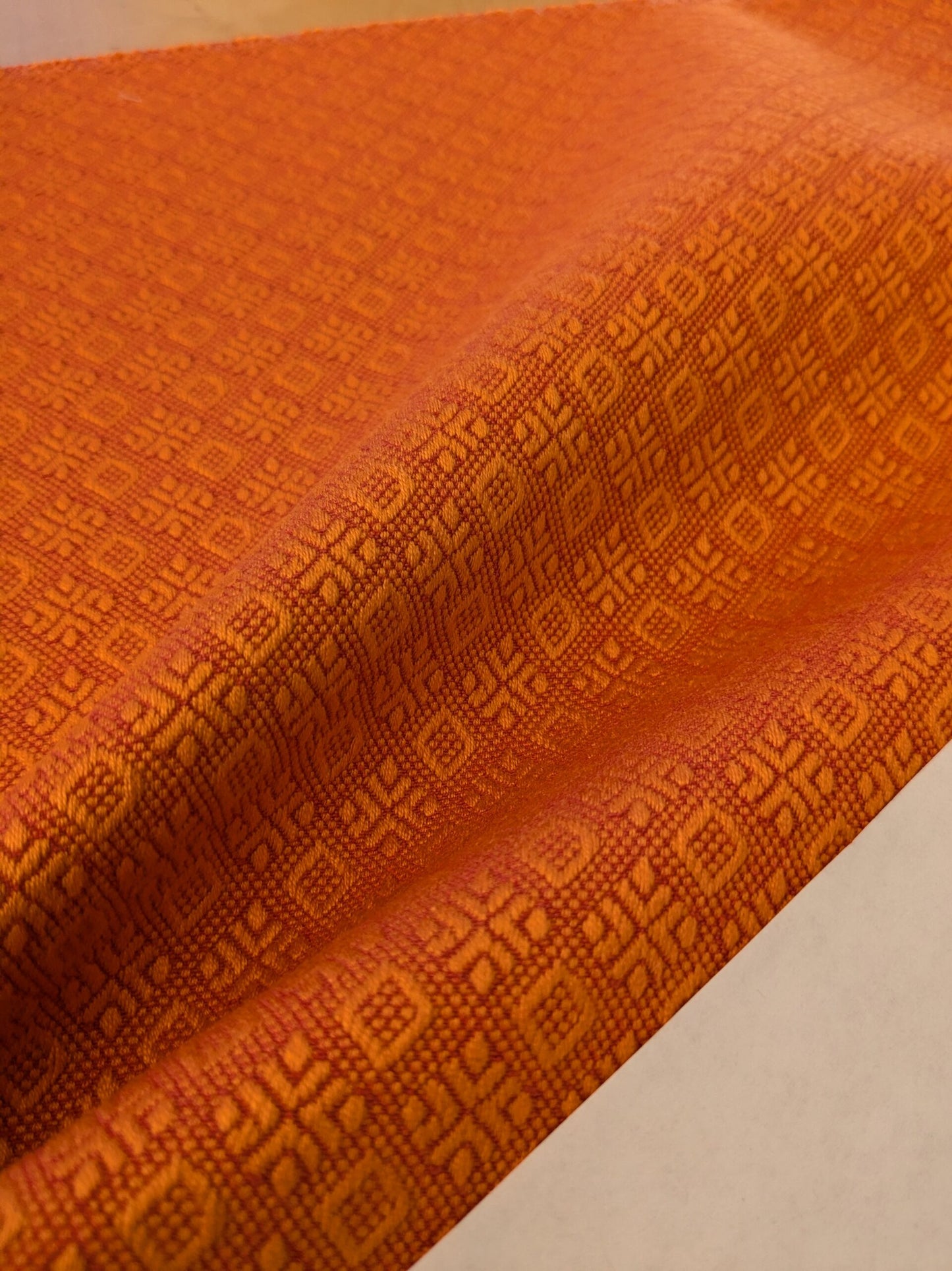 19 EV48 Square Scalamandre Small Scale Texture Jacquard  -  4 Pieces of Different Colorways 15"x26"