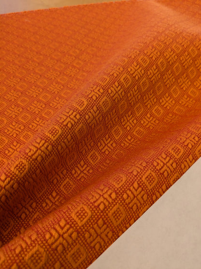 19 EV48 Square Scalamandre Small Scale Texture Jacquard  -  4 Pieces of Different Colorways 15"x26"
