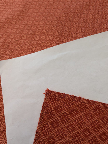 19 EV48 Square Scalamandre Small Scale Texture Jacquard  -  4 Pieces of Different Colorways 15"x26"