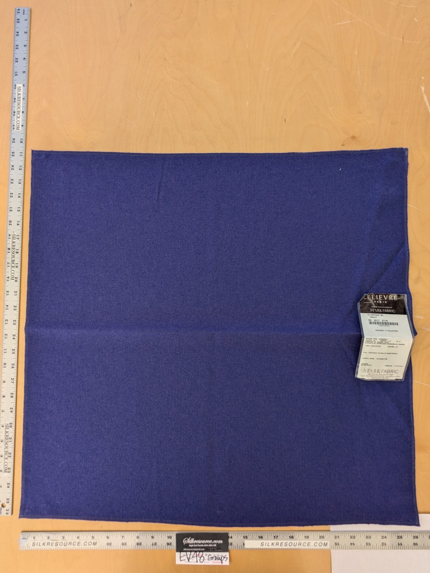 21 EV48 Square Scalamandre Lelievre Paris Oympique M1 Trevira Texture Solid Polyester-  11 Pieces of Different Colorways 25"x26"