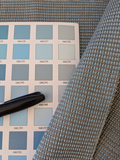 22 EV48 Square Scalamandre Small Scale Texture Pattern-  5 Pieces of Different Colorways 13"x19"