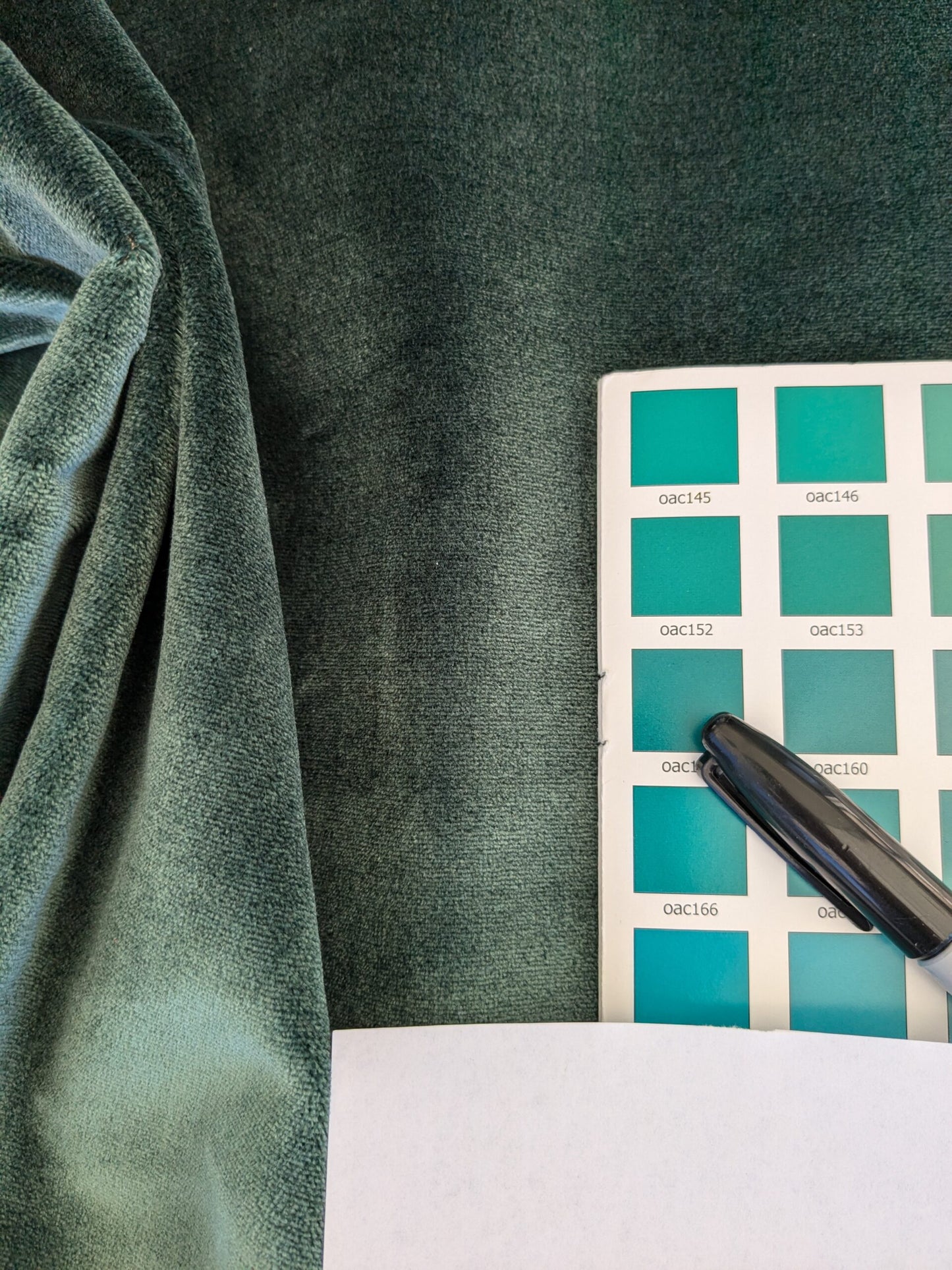 King's Silk Velvet Deep Pine Green Radiance Highest Quality Heavy 39,000+ martindale MSRP USD 728/Yard