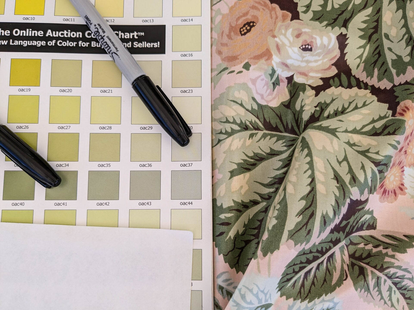 High End Hollyhock Chintz Print Pale Pink Multi Classic English Garden Print MSRP USD 300+/Y