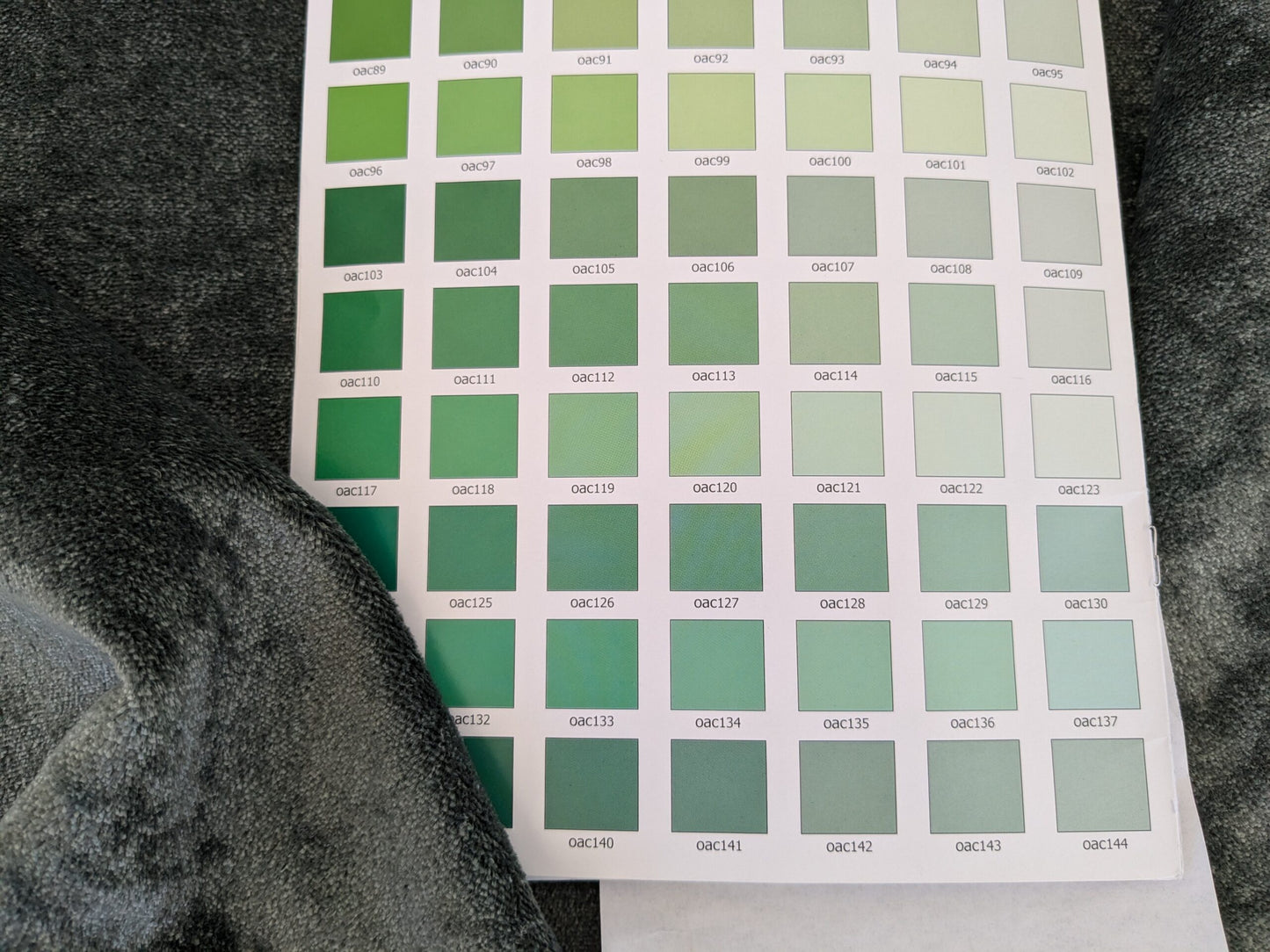 Mohair &amp; Silk Velvet Seaweed Texture In Forest Green Heavy Duty