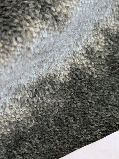 Mohair &amp; Silk Velvet Seaweed Texture In Forest Green Heavy Duty