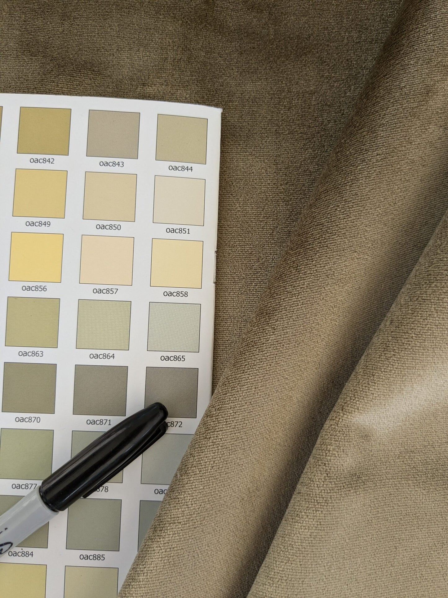 King's Silk Velvet Taupe Radiance Highest Quality Heavy 39,000+ martindale MSRP USD 728/Yard