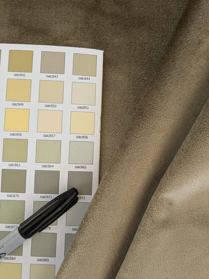 King's Silk Velvet Taupe Radiance Highest Quality Heavy 39,000+ martindale MSRP USD 728/Yard