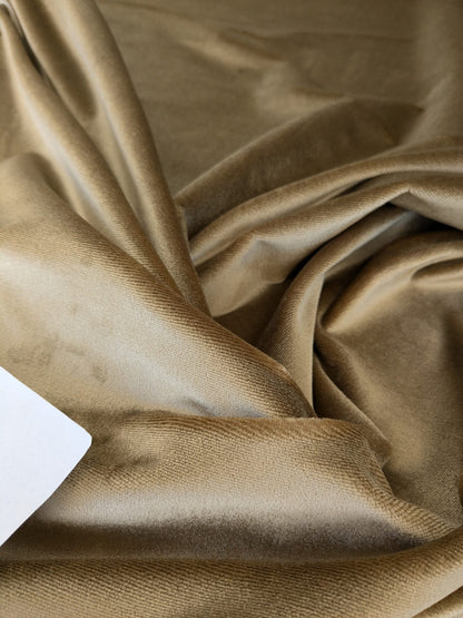 King's Silk Velvet Taupe Radiance Highest Quality Heavy 39,000+ martindale MSRP USD 728/Yard
