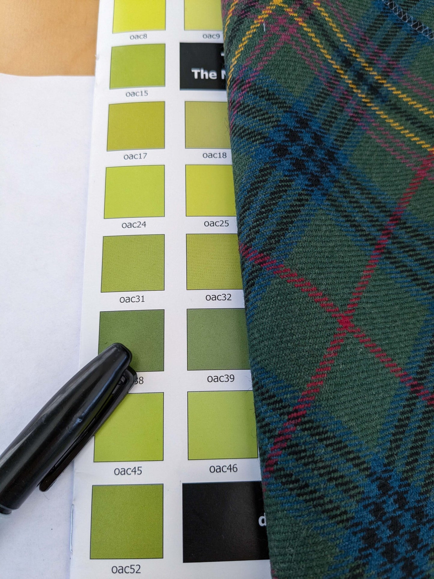 Scottish Sky Tartan Plaid 100% Wool Reversible Green Pink Red Orange Blue MSRP USD 289