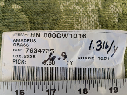 Scalamandre Amadeus Grass Green Damask Floral MSRP USD188/y