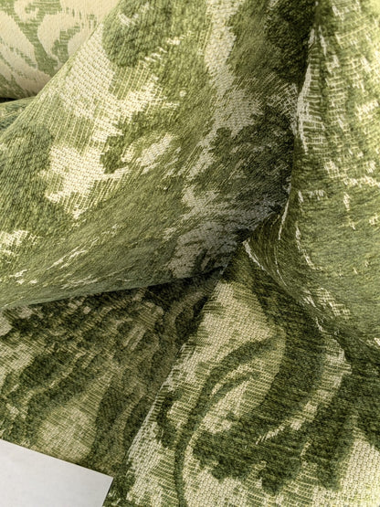 Scalamandre Amadeus Grass Green Damask Floral MSRP USD188/y