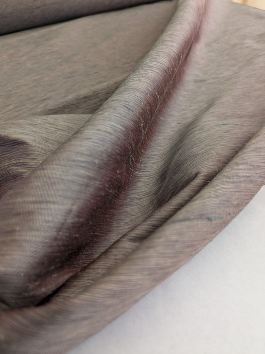 Scalamandre Hinson  Diffusion Taffeta Amethyst Gray Purple Silk Solid Texture MSRP USD294/y