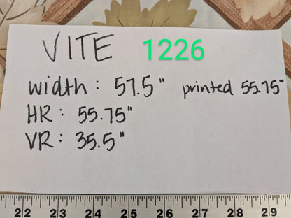 Brunschwig &amp; Fils Vite Grape Vineyard Foliage Viticulture Printed Cotton Satin Light Blue Sky Green