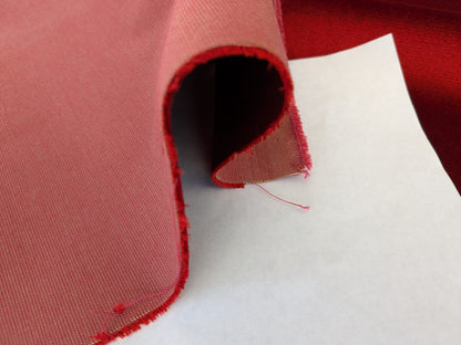 King's Silk Velvet Crimson Red Radiance Highest Quality Heavy 39,000+ martindale MSRP USD 728/Yard