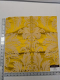 Special Order Scalamandre Lelievre Paris Orion Topaze Yellow Damask Historic Cotton Silk MSRP USD 1090/y