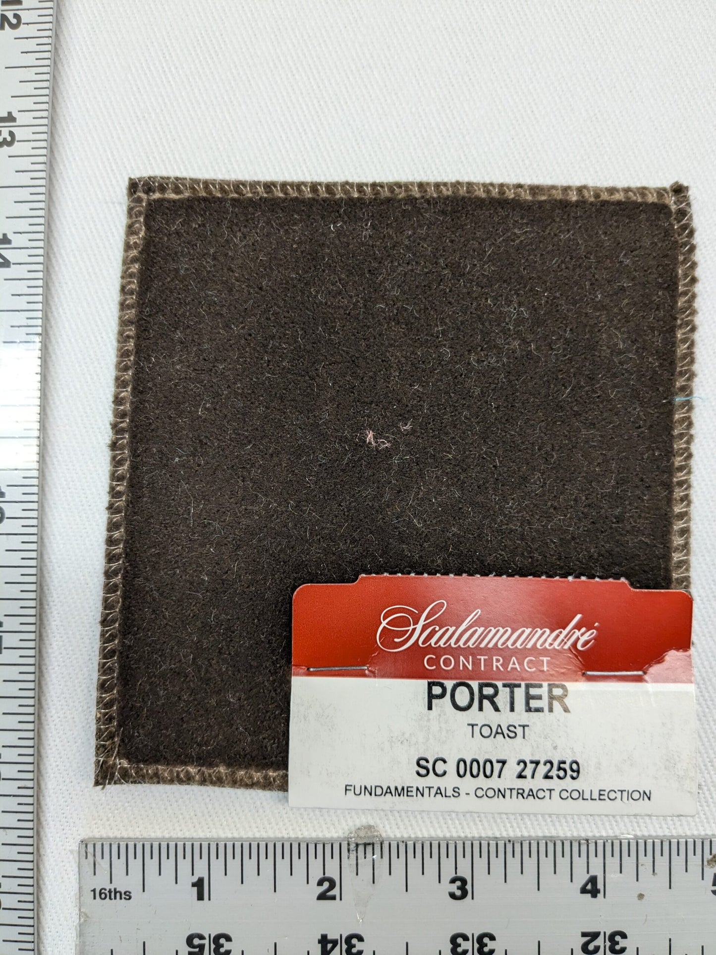 Special Order Scalamandre Porter Toast Dark Brown Plain Velvet MSRP USD MSRP USD164/y