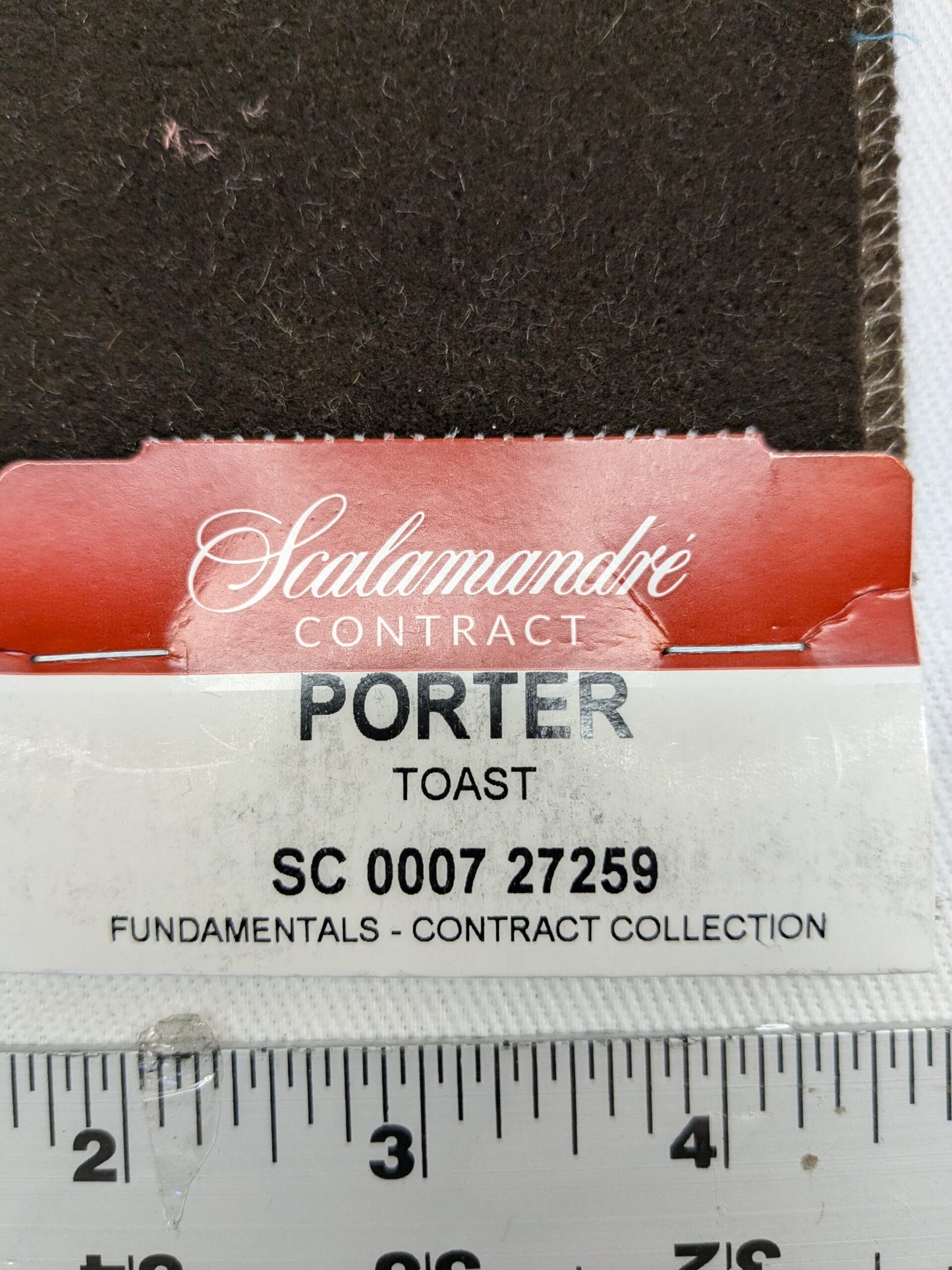 Special Order Scalamandre Porter Toast Dark Brown Plain Velvet MSRP USD MSRP USD164/y