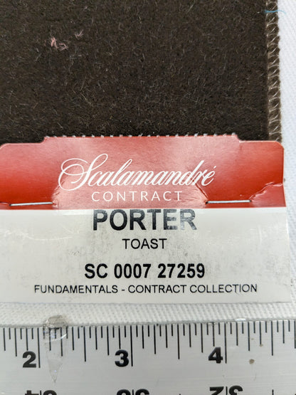 Special Order Scalamandre Porter Toast Dark Brown Plain Velvet MSRP USD MSRP USD164/y