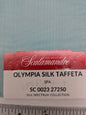 Special Order Scalamandre Olympia Silk Taffeta SPA Light Blue Plain MSRP USD 396/y