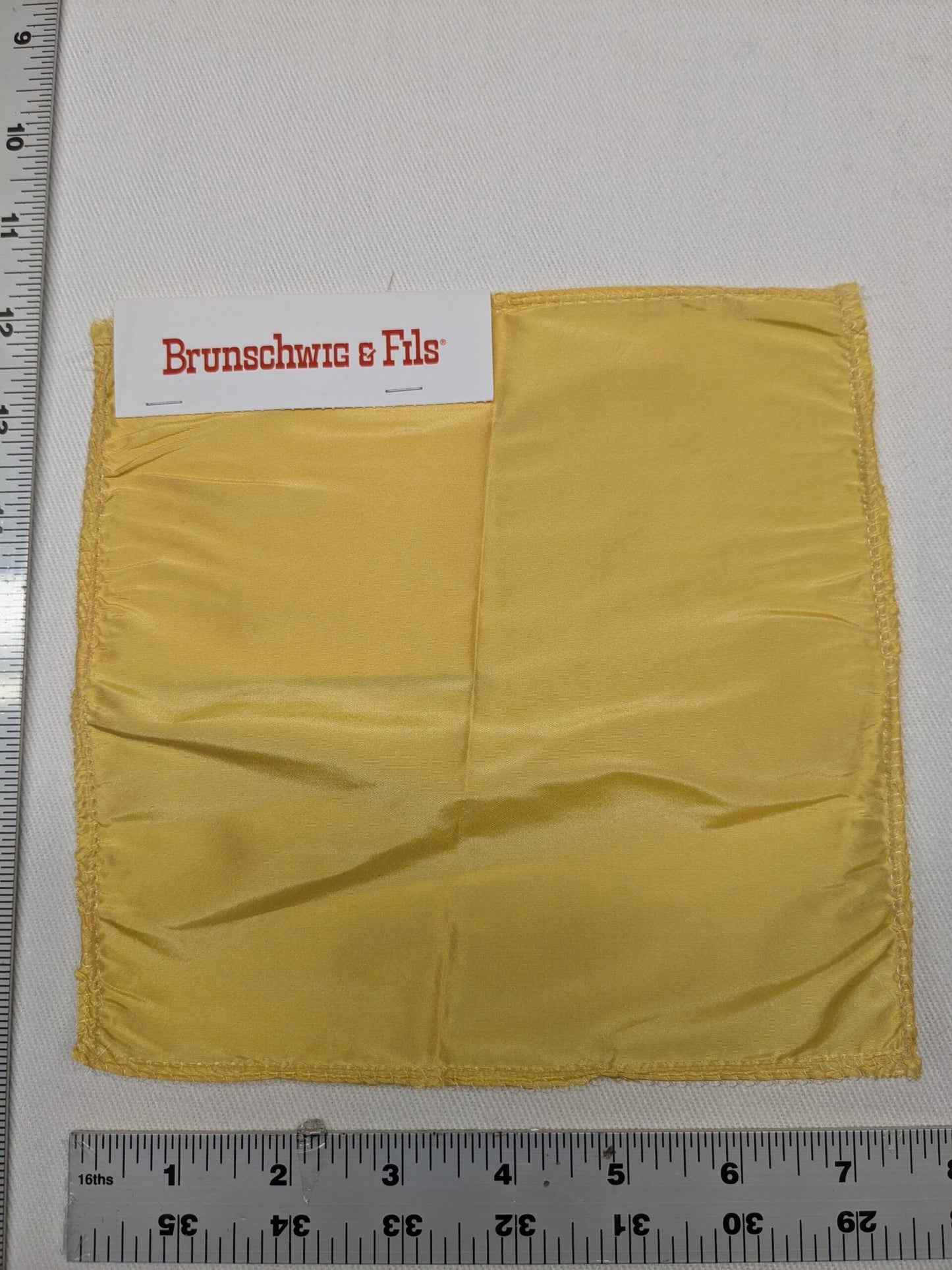 Special Order Brunschwig &amp; Fils Ninon Taffetas - Jaune Yellow Silk Solid Plain MSRP USD 718/y