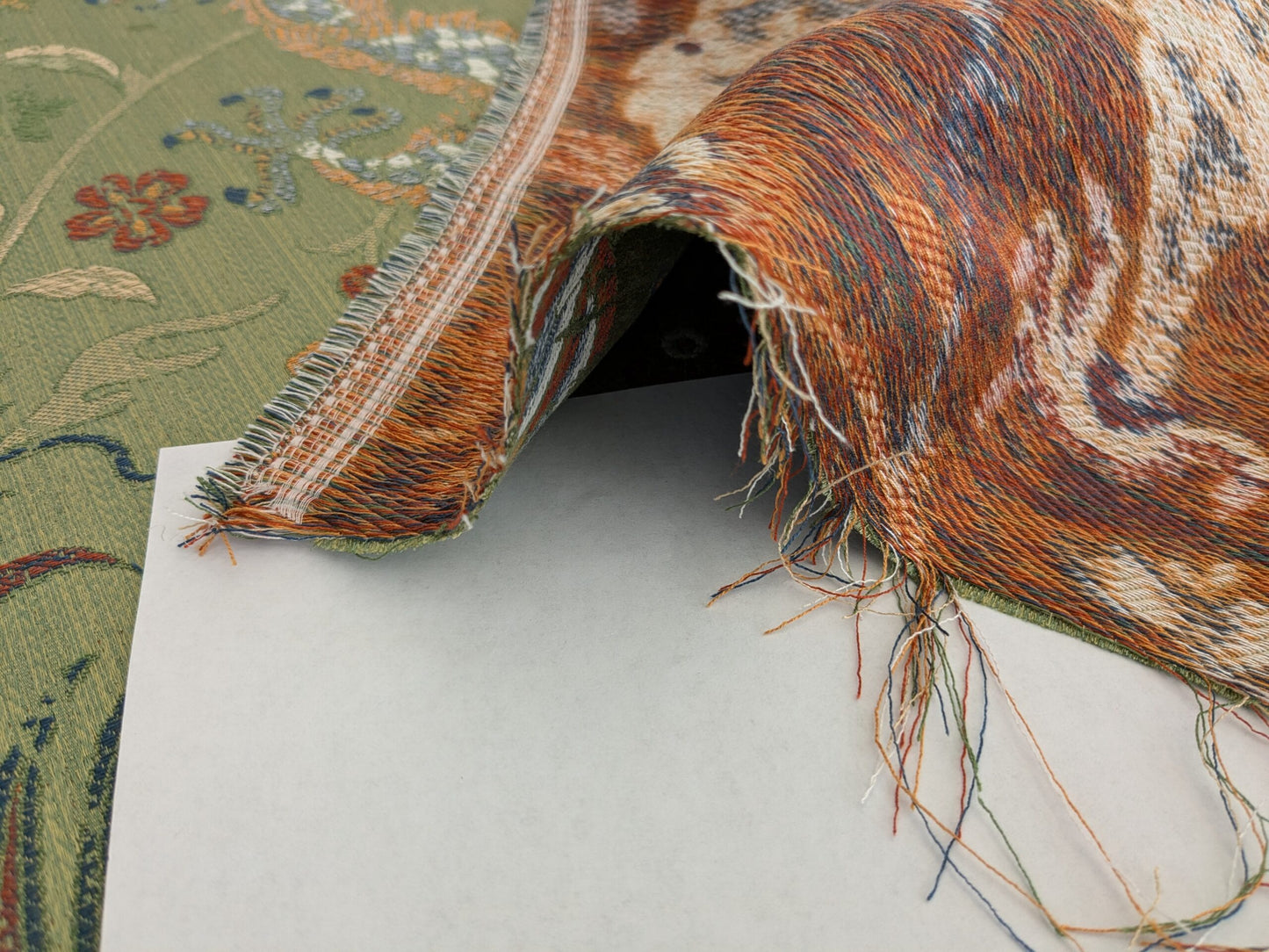 by yard Scalamandre Dragon Tablea Spring Multi Lampas Chinoserie Green MSRP USD 716/y