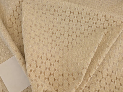 by yard Scalamandre Parlor Velvet Nougat Cream Beige Special order MSRP USD 372/y