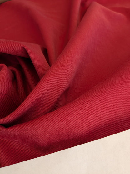 Scalamandre Eskimo Rosso Sangue Cotton Heavy Duty MSRP USD 150/Y bty