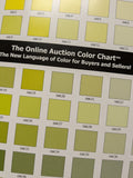 Online Auction color chart