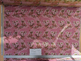 by yard Scalamandre Old World Weavers Avvoltoio Multi on Fuschia Historic Flora Pink Silk Lampas MSRP USD 1156/Y