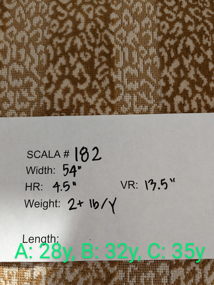 by yard Scalamandre Corbet Oatmeal Light Brown Ivory Animal Skin Velvet Cotton SC 0001 26423 MSRP USD 688/Y