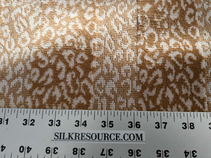 by yard Scalamandre Corbet Oatmeal Light Brown Ivory Animal Skin Velvet Cotton SC 0001 26423 MSRP USD 688/Y