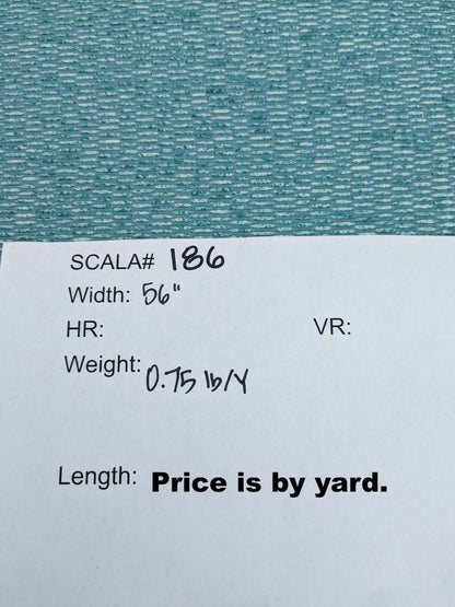 by yard Scalamandre Chenille Aqua Blue Green High end Texture MSRP USD300/y