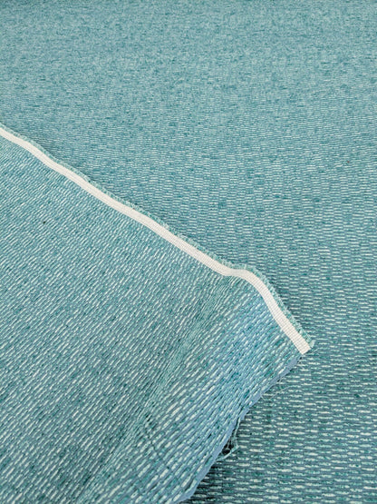 by yard Scalamandre Chenille Aqua Blue Green High end Texture MSRP USD300/y