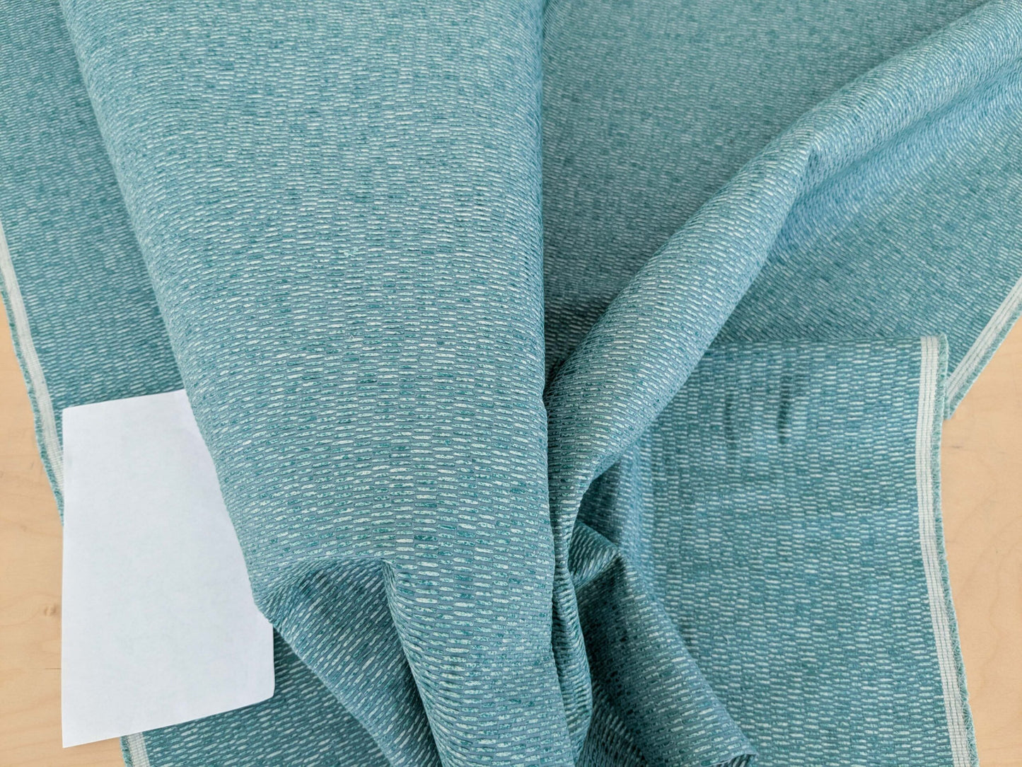 by yard Scalamandre Chenille Aqua Blue Green High end Texture MSRP USD300/y