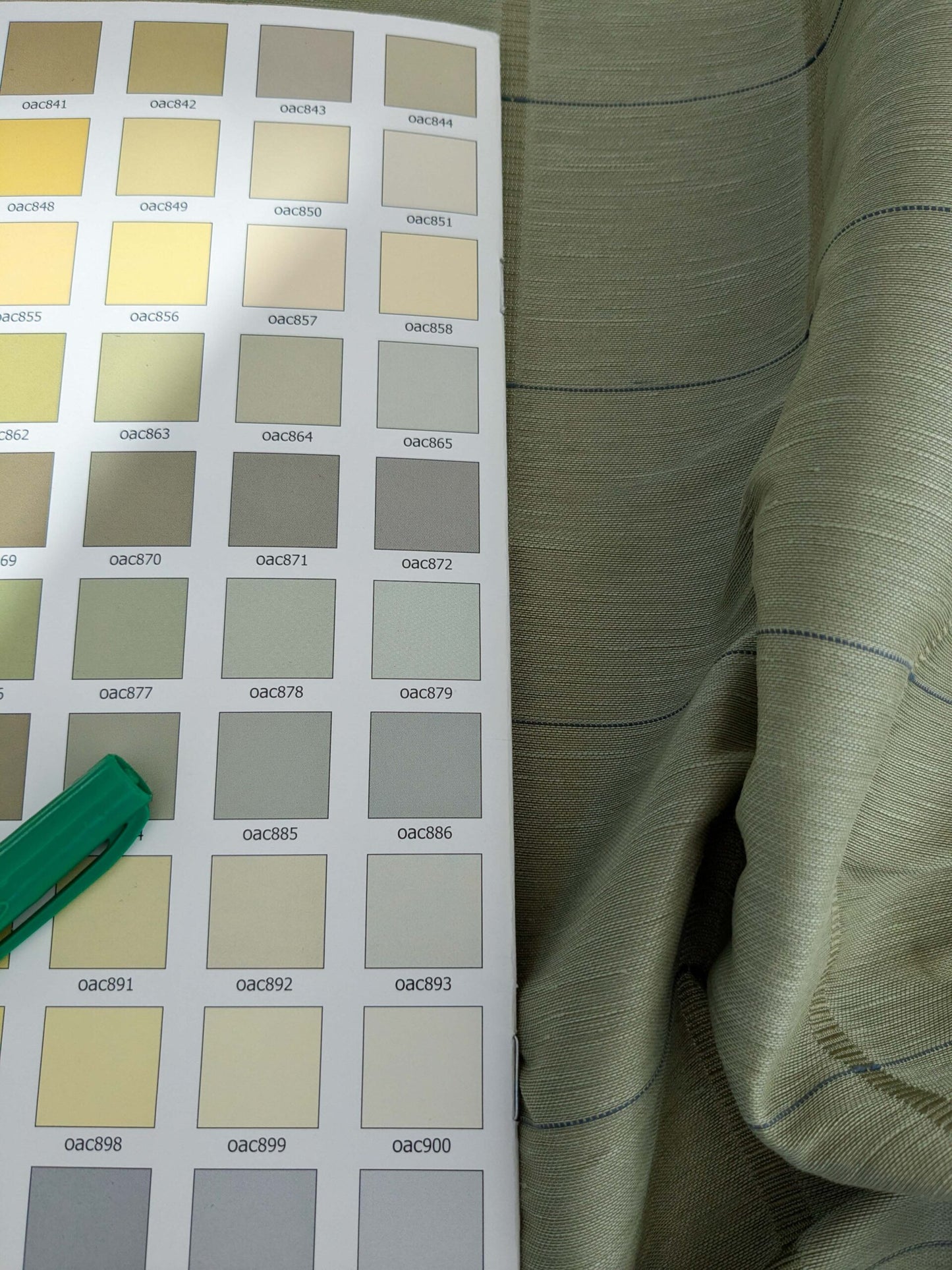 by yard Scalamandre Grey Watkins Jackson Square Pine Green  Silk Linen Plaid MSRP USD 112/Y