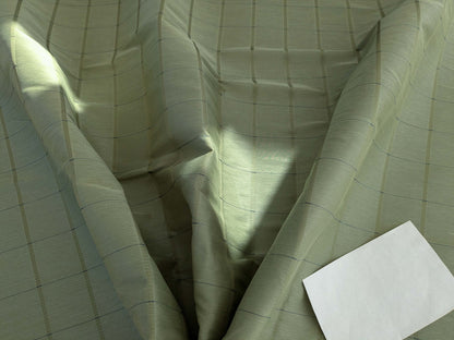 by yard Scalamandre Grey Watkins Jackson Square Pine Green  Silk Linen Plaid MSRP USD 112/Y