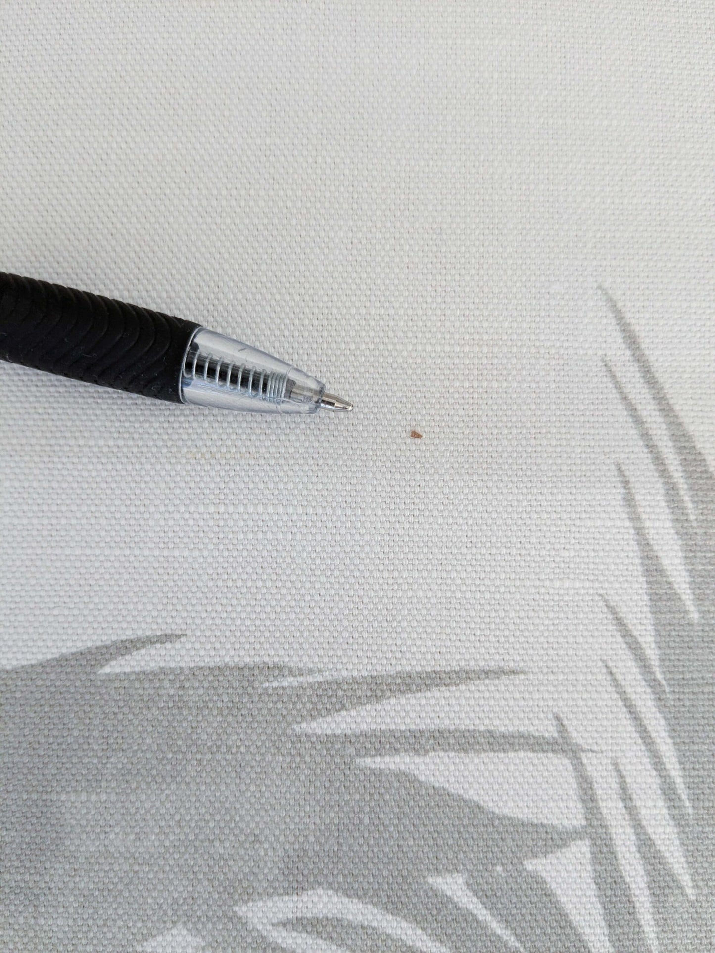 By yard Scalamandre Grey Watkins Palm Print Grey White Huge Leaf Botanical Foliage Tropical Linen Cotton MSRP USD 338/y