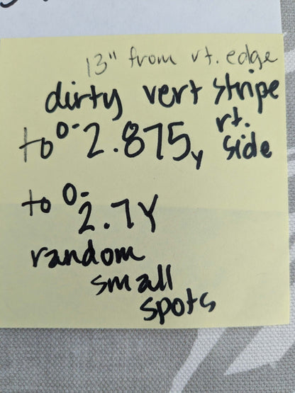 By yard Scalamandre Grey Watkins Palm Print Grey White Huge Leaf Botanical Foliage Tropical Linen Cotton MSRP USD 338/y