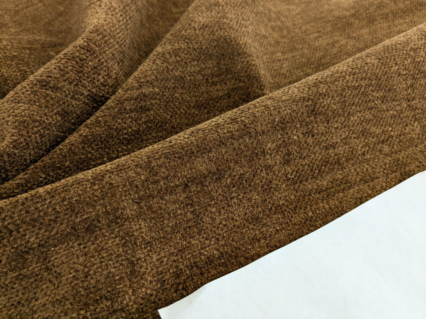 By yard Scalamandre Old World Weavers Chet Chestnut Brown Solid MSRP USD 112/y