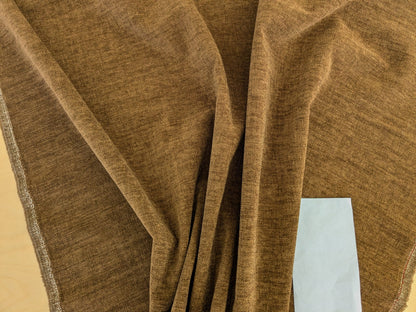 By yard Scalamandre Old World Weavers Chet Chestnut Brown Solid MSRP USD 112/y