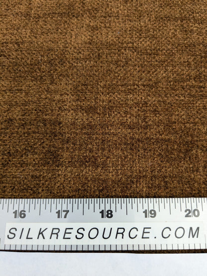 By yard Scalamandre Old World Weavers Chet Chestnut Brown Solid MSRP USD 112/y