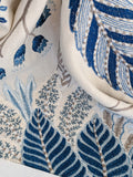 By yard Scalamandre Palampore Embroidery Porcelain Blue White Jacobean Tree of Life MSRP USD432/y